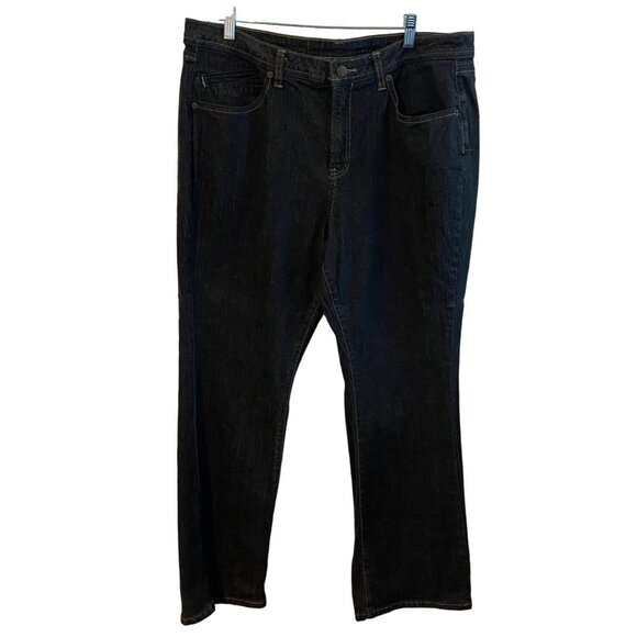 Units Women‎ Straight Dark Grey Faded Black Jeans Plus Size 18 - Picture 1 of 7